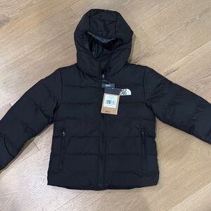 NWT The North Face Black Hooded Jacket M(10)
